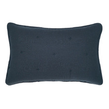 Navy Somerset Cotton Muslin Pillow Shams (Set of 2)